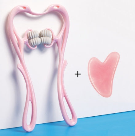 Multifunctional Manual Six-wheel Neck Massager Massage Relieve Roller Massage Tool